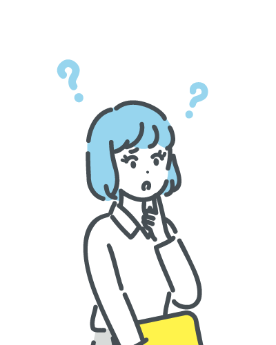 悩む女性のイラスト1