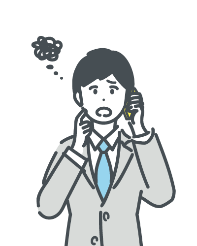 悩む女性のイラスト2