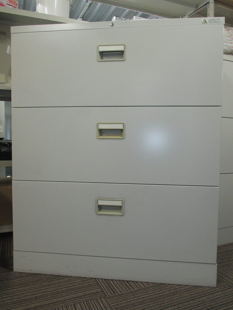 中古3段ラテラル書庫